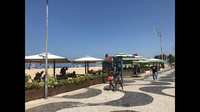 Copacabana: Beach View and Pet Friendly | 5 Guests