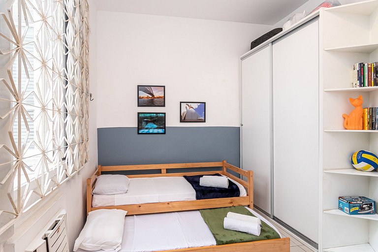 Home Copacabana - 5 Guests, Comfort and Beach