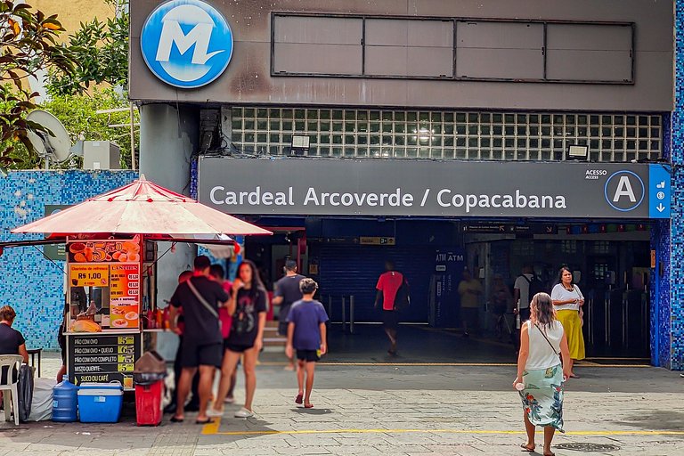 Master Copacabana - 5 hóspedes, Conforto e Praia.