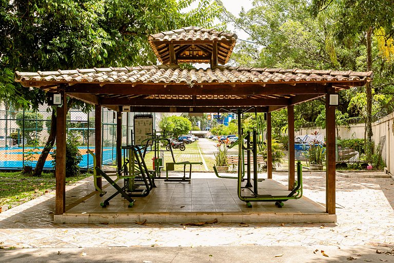 Barra: Riocentro y piscina | 4 huéspedes