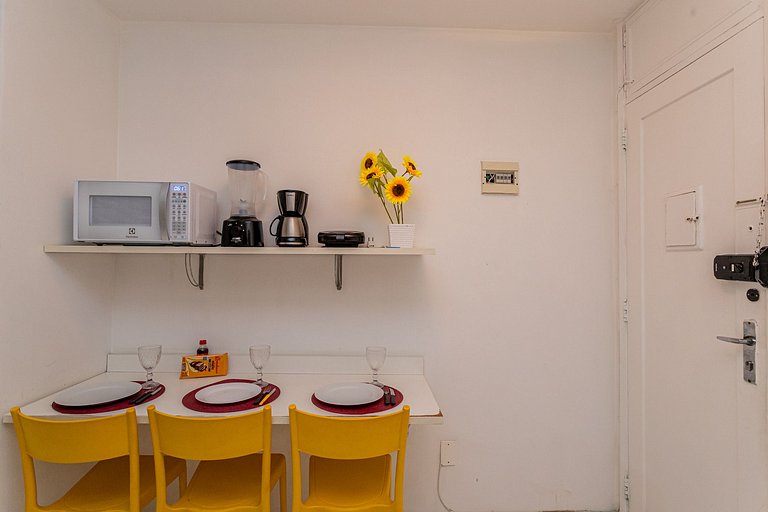 Copacabana Smart - Aconchego e Praia - 3 hospedes