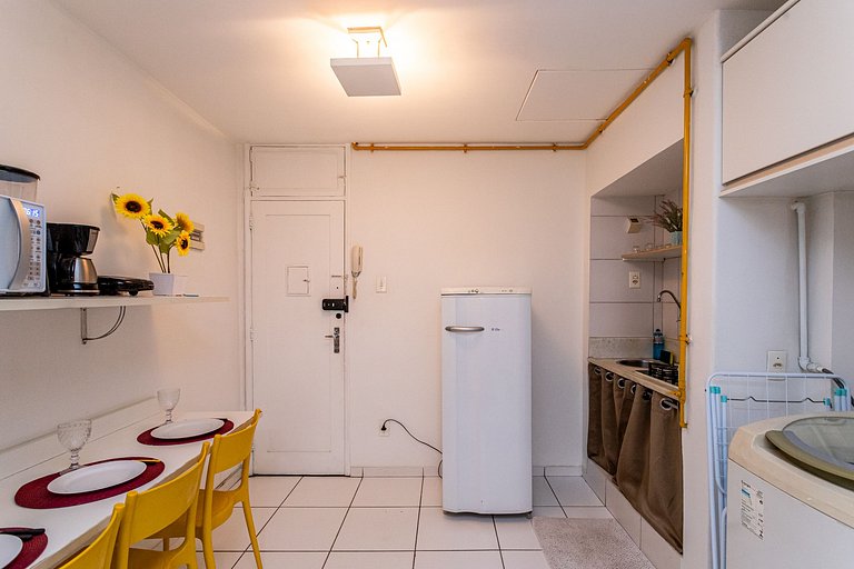 Copacabana Smart - Aconchego e Praia - 3 hospedes