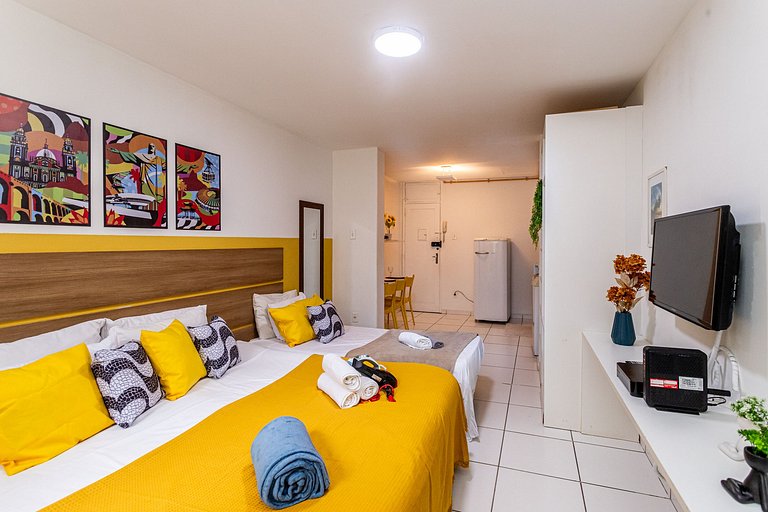 Copacabana: Pet-Friendly, Playa, 3 huéspedes