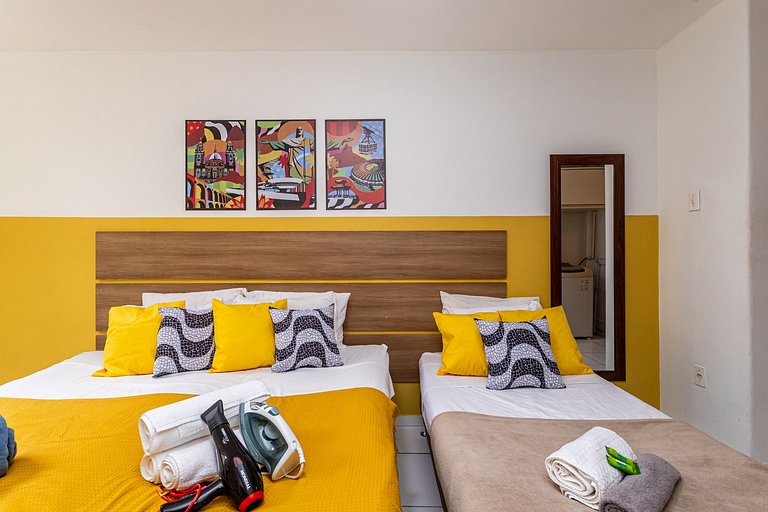 Copacabana: Pet-Friendly, Beach, 3 Guests