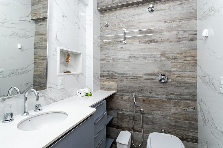 Copacabana: Vista del Cristo y Conforto para 3