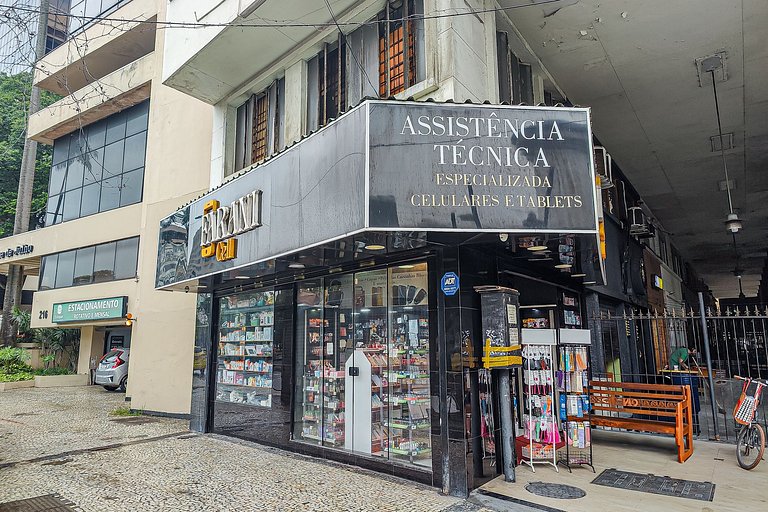 Botafogo, 4 Hóspedes e Vista para o Pão de Açúcar!