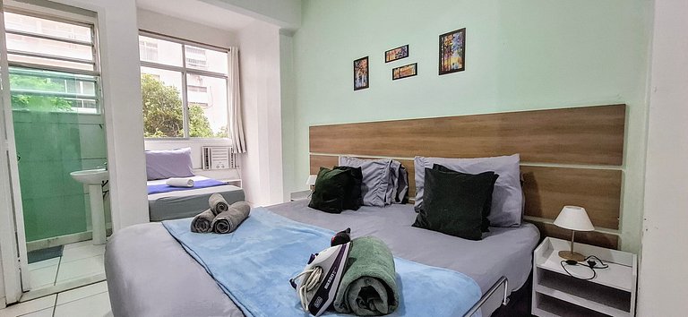 Copacabana Trio - 3 guests, beach and comfort!
