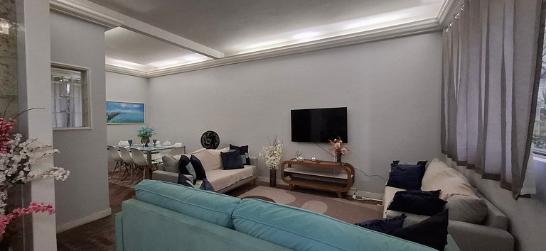 Gran Ipanema: 10 Hospedes, praia e conforto