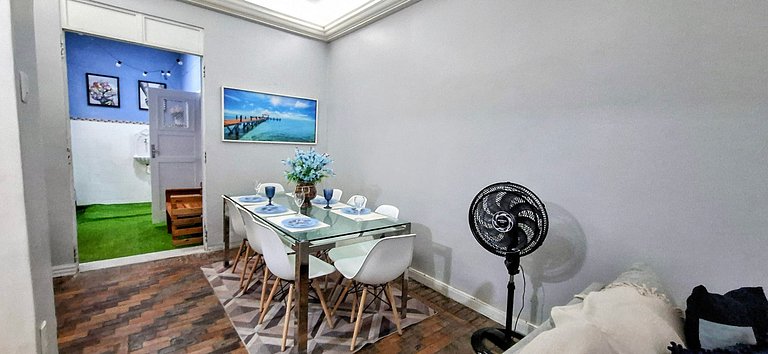 Gran Ipanema: 10 Hospedes, praia e conforto