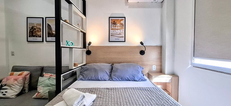 Apt moderno en Copacabana, playa, 4 personas