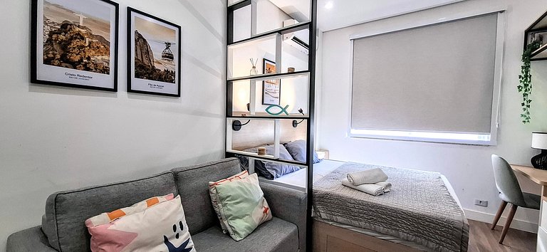 Modern apartment in Copacabana, beach, 4 guests