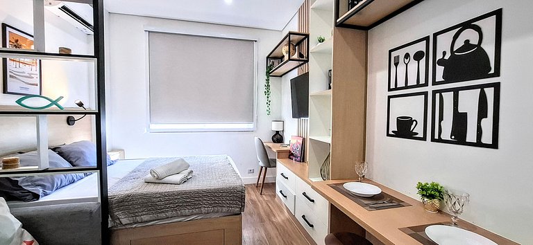 Modern apartment in Copacabana, beach, 4 guests