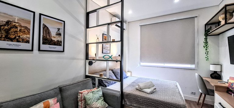 Modern apartment in Copacabana, beach, 4 guests