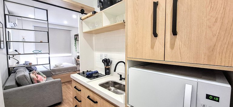 Modern apartment in Copacabana, beach, 4 guests