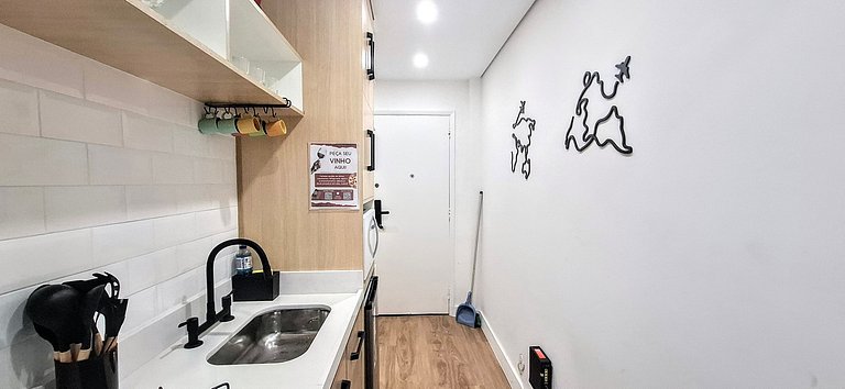 Apê moderno em Copacabana, praia, 4 hóspedes