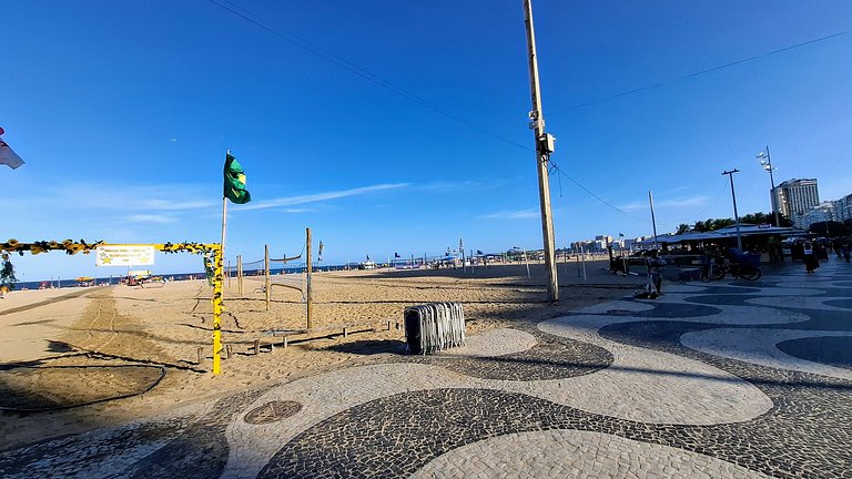 Copacabana, 3 hóspedes, conforto e perto da praia
