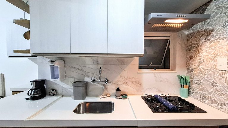 Copacabana: Vista del Cristo y Conforto para 3