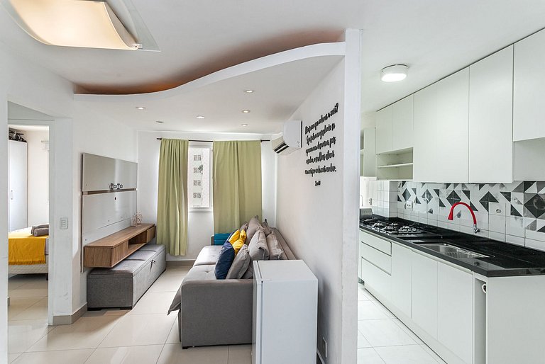 Riocentro Max: 4 guest, pool and comfort
