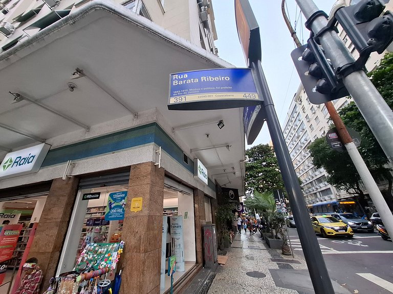Copacabana Way - 4 Hóspedes, Praia e Privativo