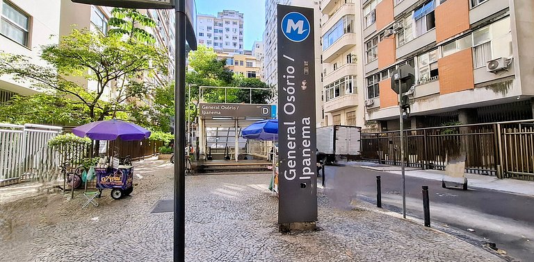 Ipanema: Acogedor y Playa para 3 Personas
