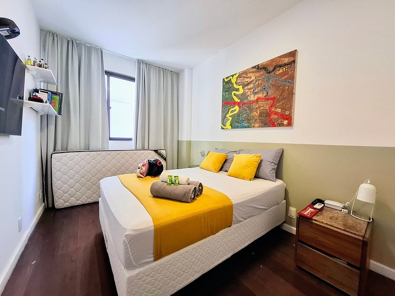 Ipanema Max - 6 Guests, comfort and beach