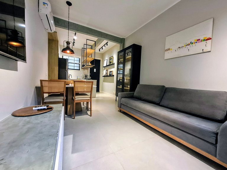 Design, Acogedor y 4 huéspedes en Leblon