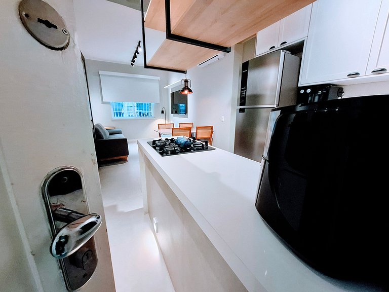 Design, Aconchego e 4 hospedes no Leblon