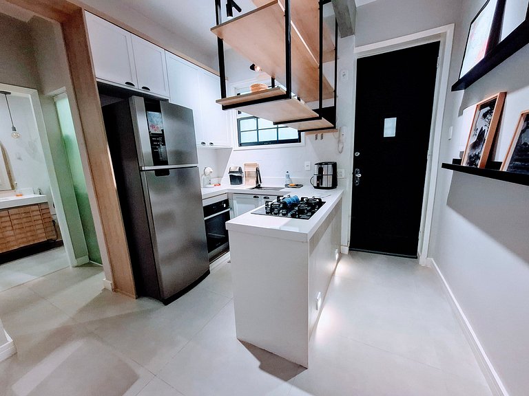 Design, Aconchego e 4 hospedes no Leblon