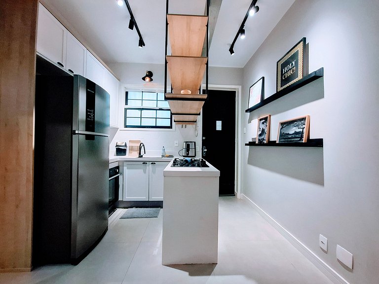 Design, Aconchego e 4 hospedes no Leblon