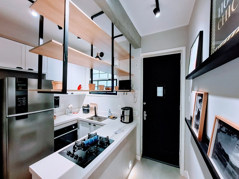 Design, Aconchego e 4 hospedes no Leblon