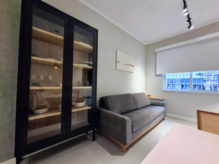 Design, Aconchego e 4 hospedes no Leblon