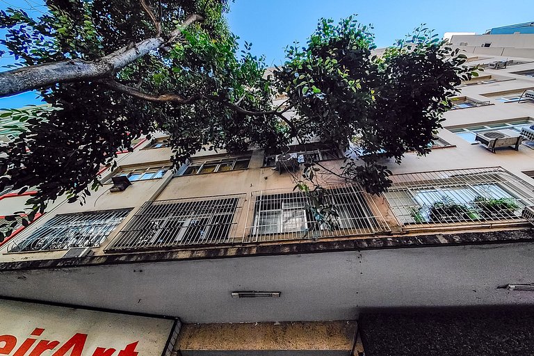 Copacabana: Vista da floresta e conforto para 4