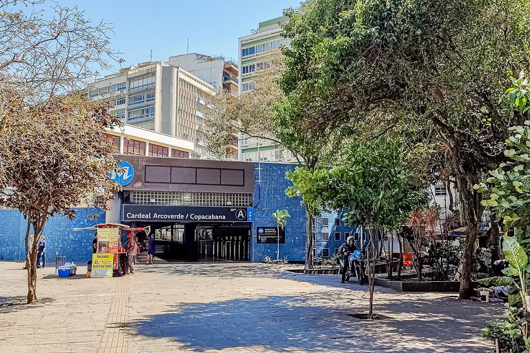 Copacabana: Playa y Comodidad | Hasta 4 personas