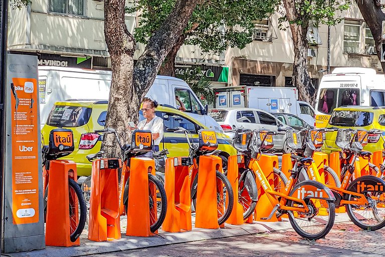 Copacabana: Vista da floresta e conforto para 4