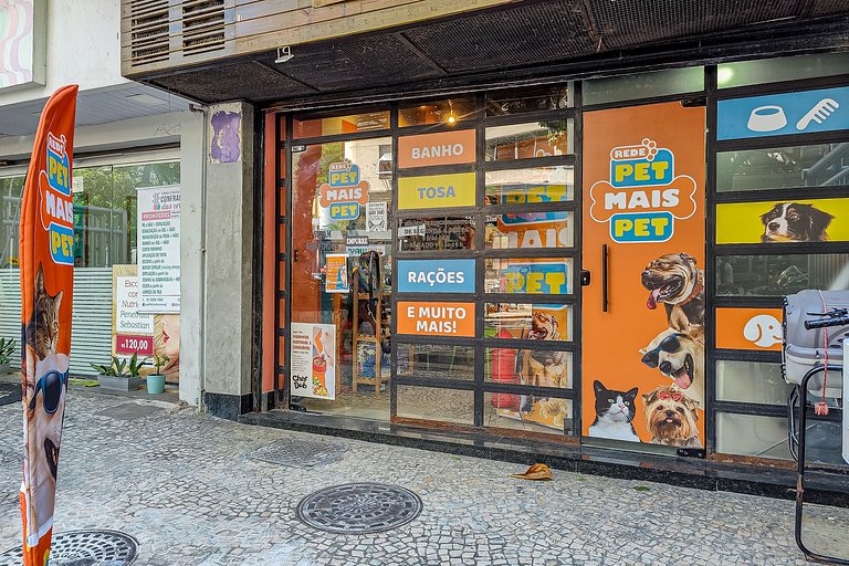 Copacabana: Vista da floresta e conforto para 4