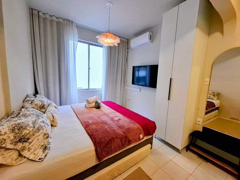 Botafogo Beach - 4 guests, beach and recreation.