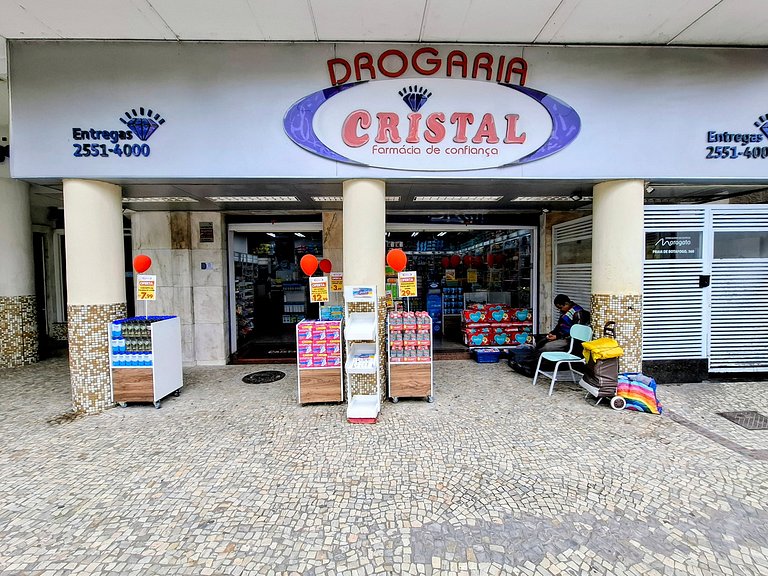 Botafogo Beach - 4 guests, beach and recreation.