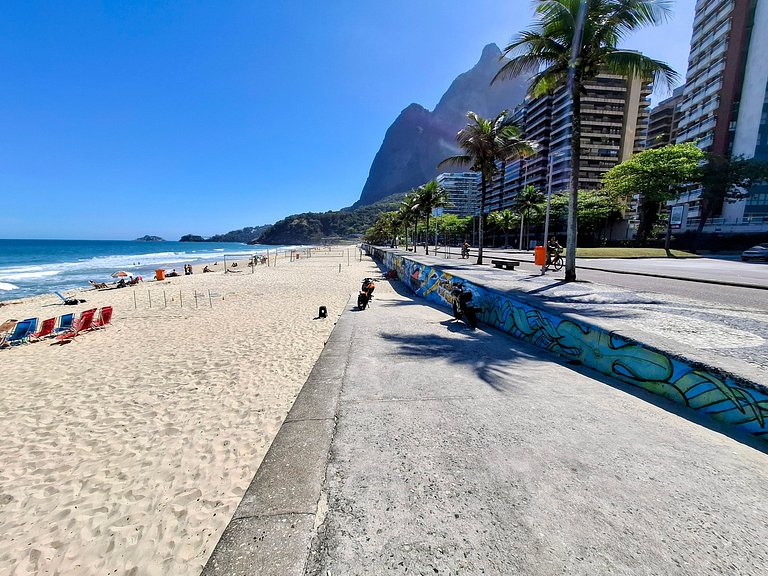 São Conrado - Playa y tranquilidad, 4 huéspedes.