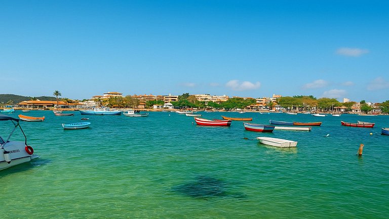 Rent apt Cabo Frio 9 guests Braga near beach