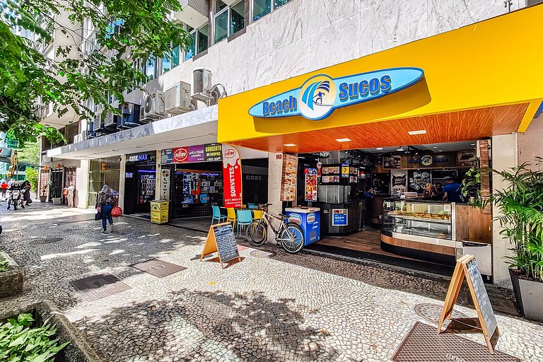 Leblon: Garagem e piscina, ao lado do shopping!