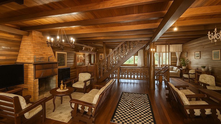 Chale das neves, peaceful and cozy - 6 guests