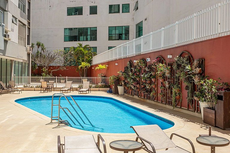 Leblon: Praia, Piscina & Garagem