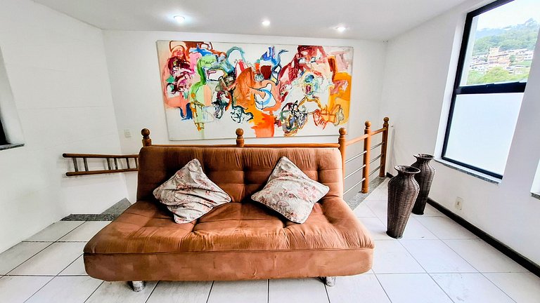 Cosme Velho: Luxo e Piscina para 8 Pessoas