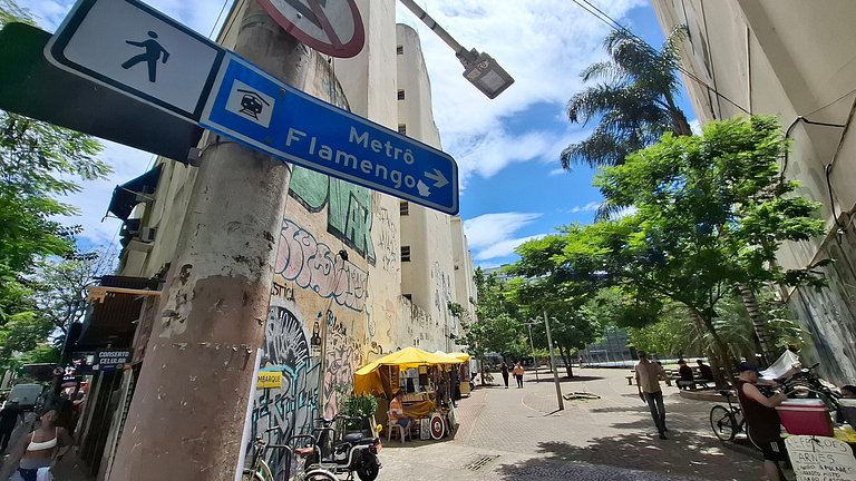 Sunrise Flamengo - 3 Guests, Metro y Privativo!