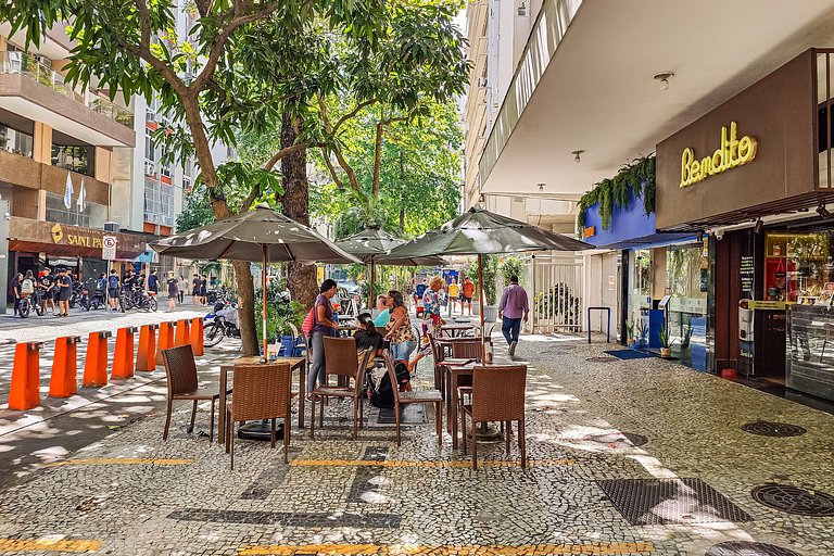 Copacabana: Playa, comodidad y espacio para 4