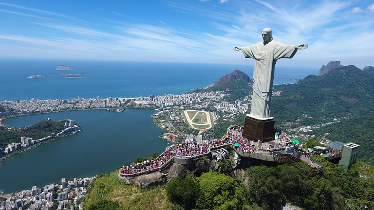 Casa de Temporada, vista do Pão de Açucar, Cristo e piscina