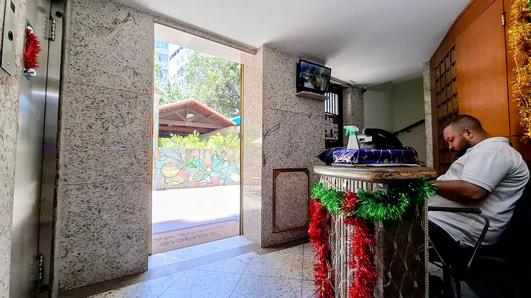 Apartamento de 1 quarto na Av. Nossa Senhora de Copacabana