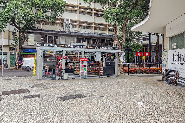 Lapa: Boemia Icônica e Conforto para 4