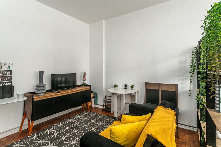 Lapa: Bohemio icónico y comodo para 4 personas