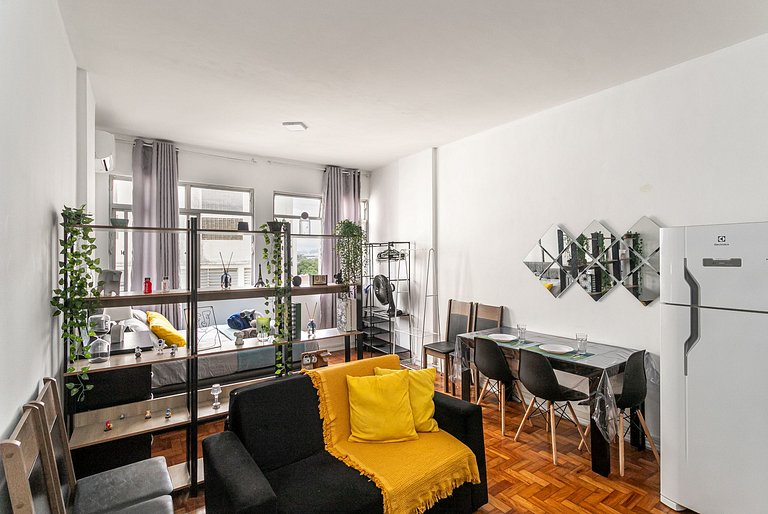 Lapa: Bohemio icónico y comodo para 4 personas